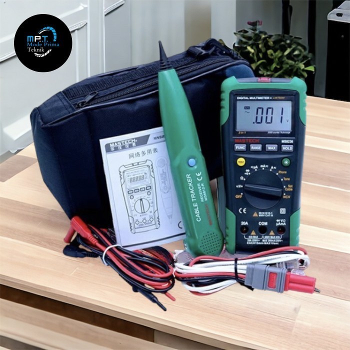 MS8236 Mastech Multimeter LAN Cable Tracker Wire Network Tester Kabel