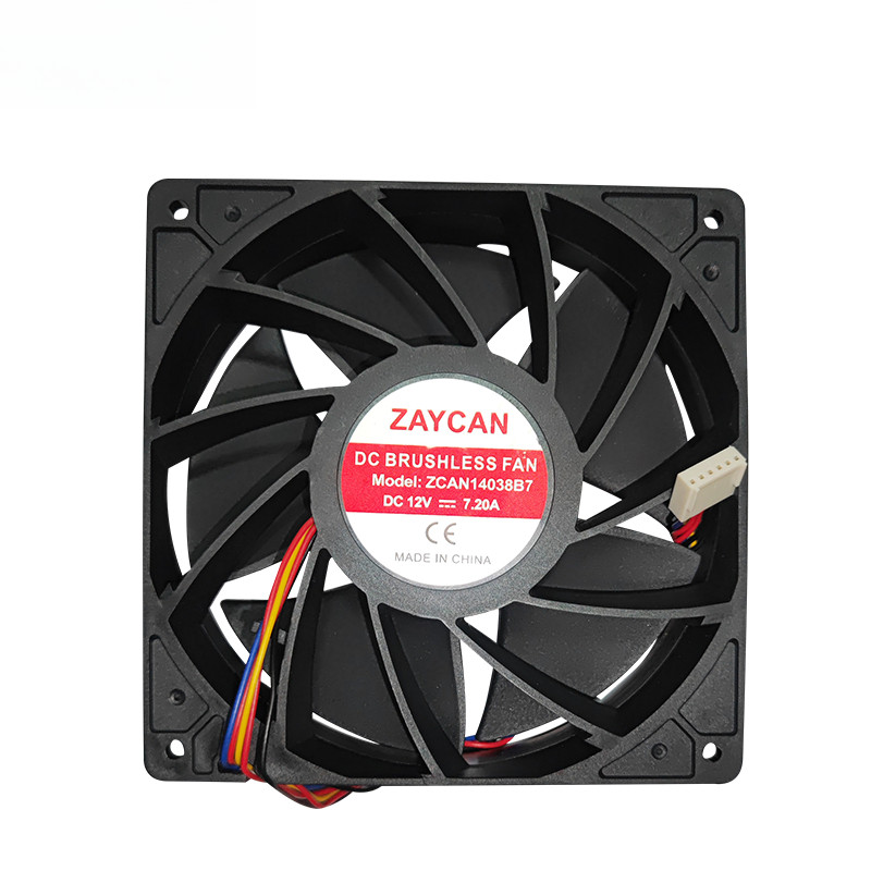 Whatsminer M10 M20 M21 Fan 6Pin140x140x38mm 7500RPM DC12V M30 M31 M50 Whatsminer Cooling Fan