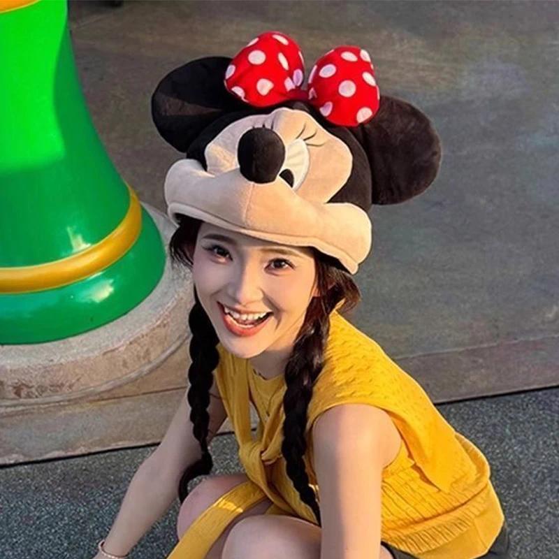 New Disney Mickey Minnie Cartoon Anime Hat Christmas Halloween Novelty Fun Cute Creative Dress Up Fe