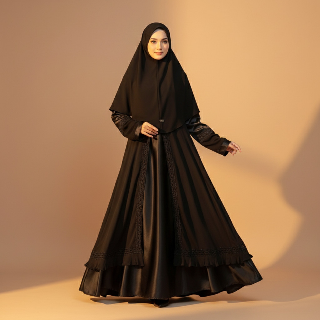 Abaya Hareer Exclusive Gamis Mewah
