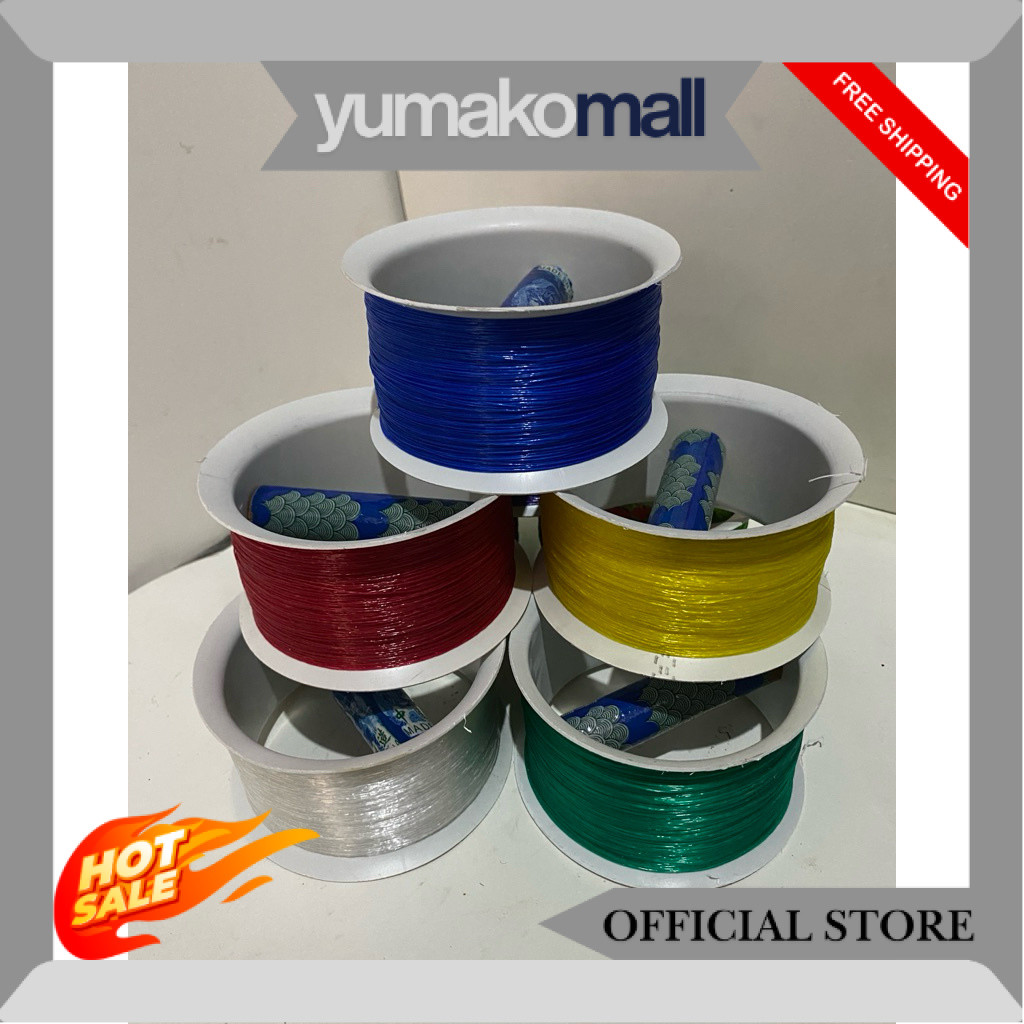 Benang Layangan Nilon Warna-Warni Kuat – Tali Layang-Layang Serat Nylon Gulungan Besar Anak & Dewasa