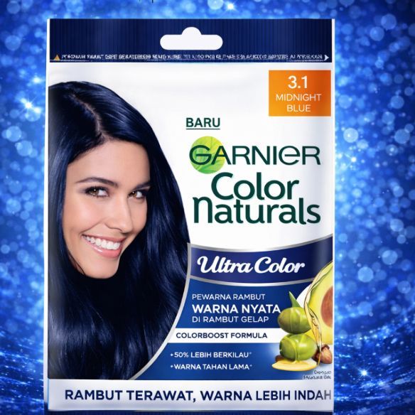 GARNIER COLOR NATURAL ULTRA COLOR  MIDNIGHT BLUE 30ML + 30GR