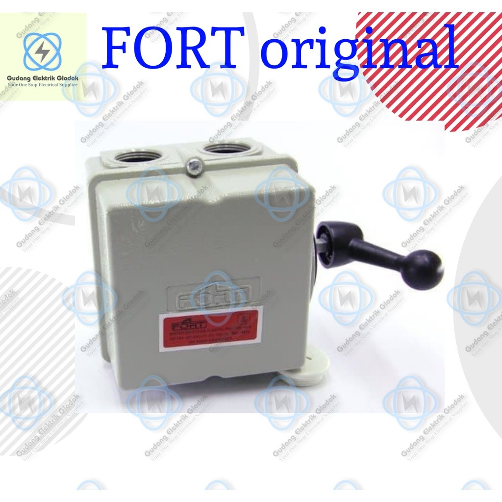 COS CAM STARTER / CAM SWITCH ; 4 POLE ; 100A ; BAHAN METAL ; FORT