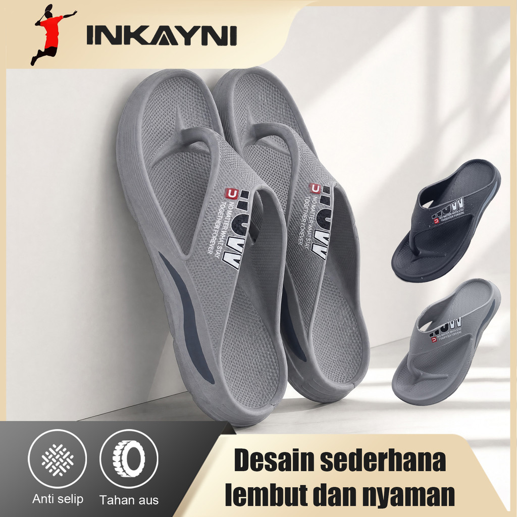 Inkayni Sandal Jepit  Pria Terbaru 2026 Sandal Pria Original 100% Branded Sandal Jepit Pria Anti Sli