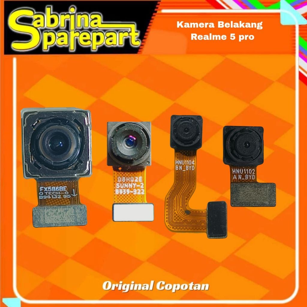 Kamera Belakang Realme 5 Pro Original second Copotan