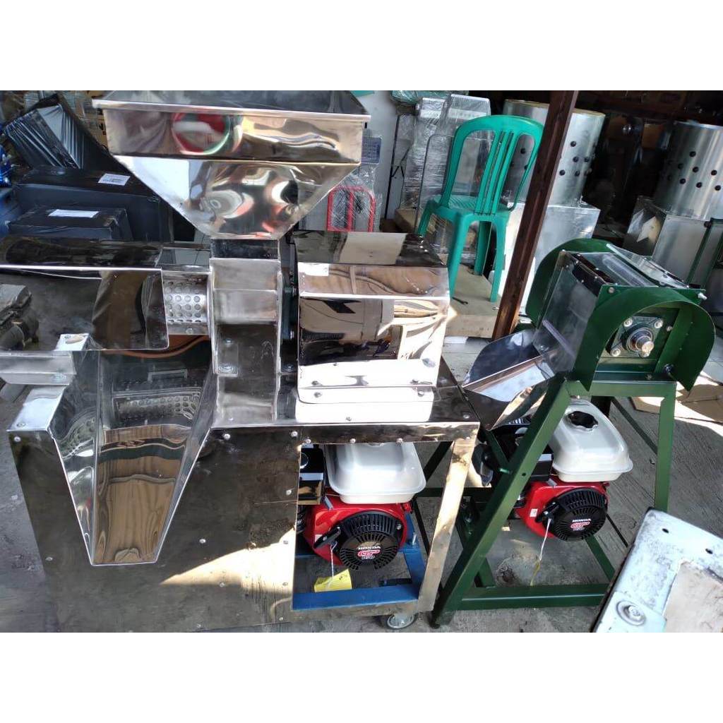 Paket 2in1 Mesin Parut Kelapa + HONDA GP-160 | Mesin Peras Santan + HONDA GP-160