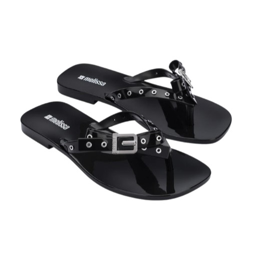 Sandal Jepit Wanita Melissa Harmonic Squared Ad Black
