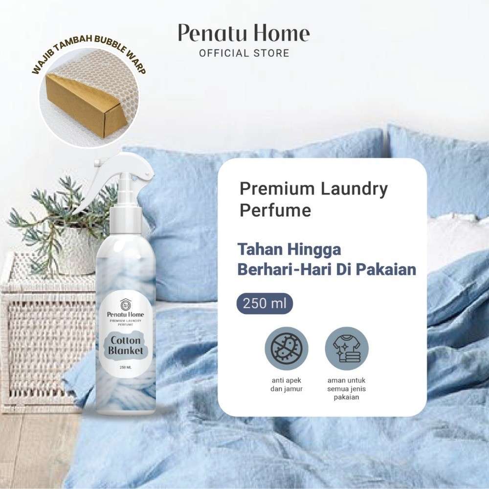 (Jes Ho) Parfum Laundry Premium Penatu Home -  Cotton Blanket
