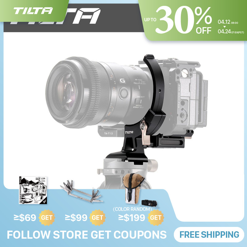 TILTA Adjustable Vertical Camera Support Bracket Black quick switching For Sony Fuji Nikon Canon cam