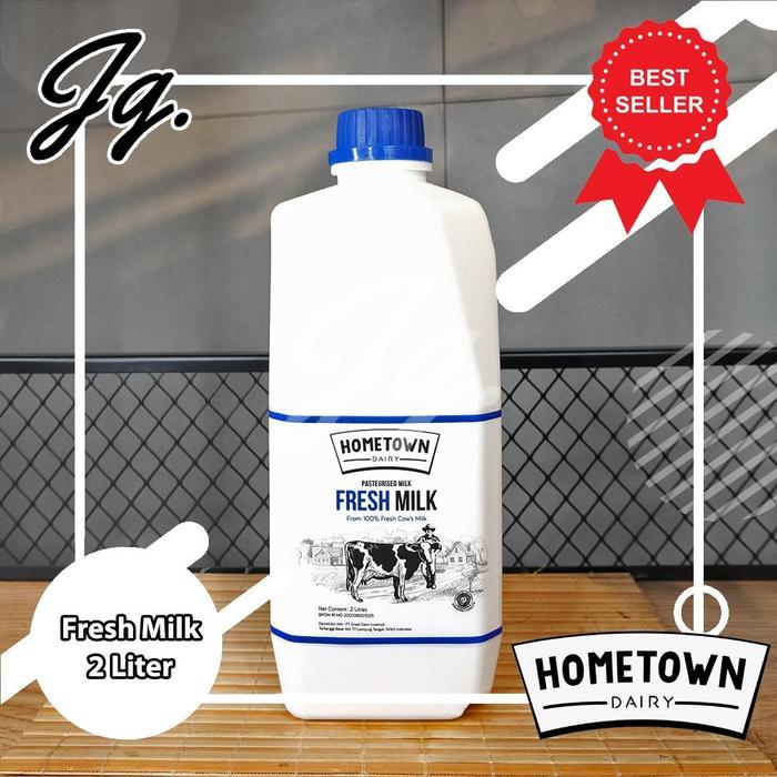 Susu Hometown 2L / 3L | Premium Fresh Milk Home Town Susu Sapi Murni