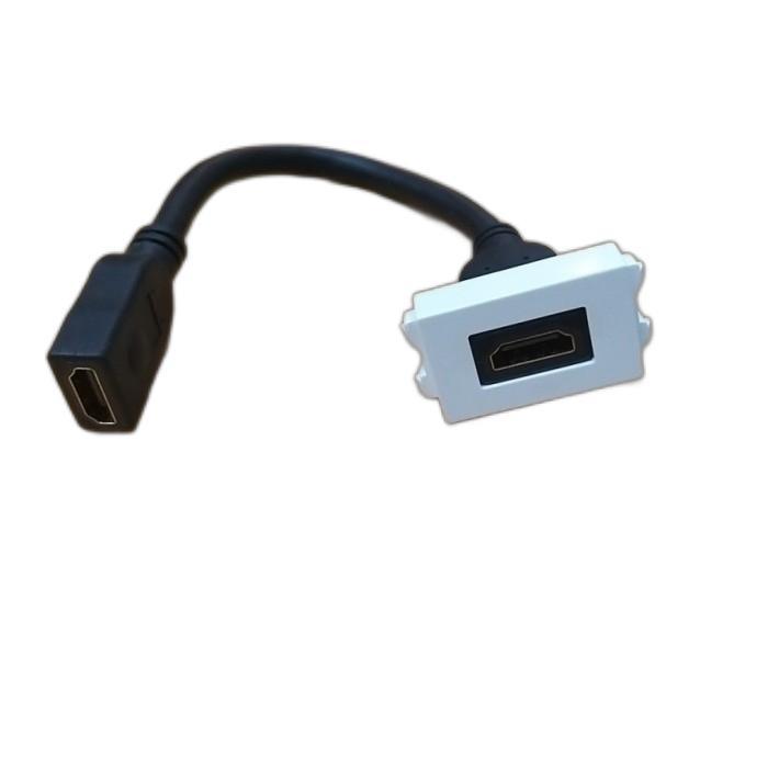 MODUL MODULE PORT OUTLET HDMI COCOK UNTUK PANASONIC FEMALE TO FEMALE EXTENSION 20 CM SUDAH TERMASUK 