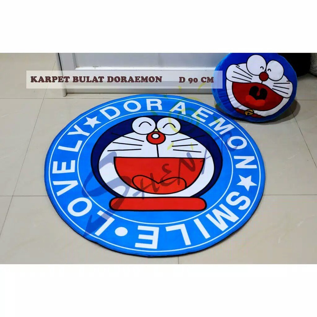 KARPET BULAT RUANG TAMU/ KARPET KAMAR/ CARPET/ KARPET BULAT KARAKTER DIAMETER 90CM