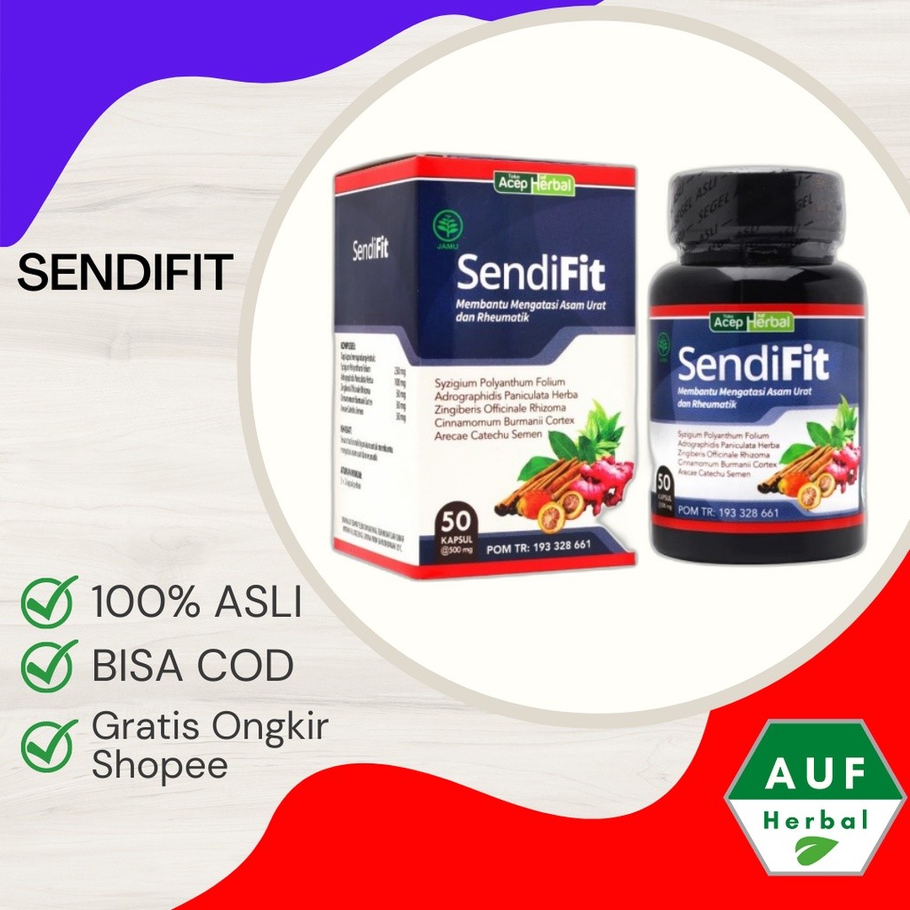 SendiFit herbal untuk persendian 100% ASLI | Acep Herbal Sendi fit Asli Original Terbaik