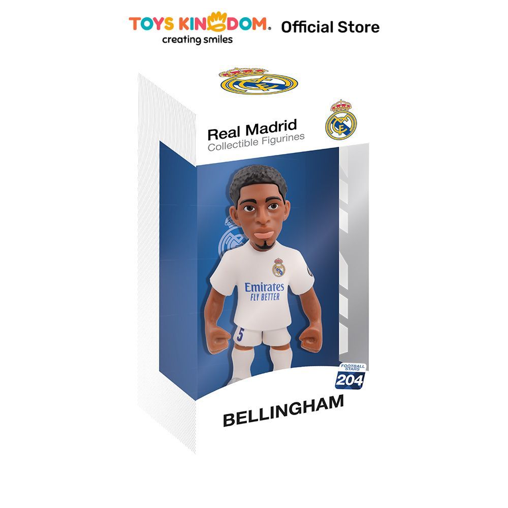 Toys Kingdom Minix Real Madrid Figure Bellingham 12 cm - Putih Figur Miniatur Karakter Mainan Koleks