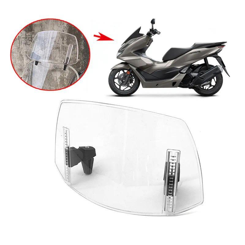Windshield Silver Wing GT ABS Motorcycle Extension Adjustable Spoiler Deflector Fit For HONDA PCX 12