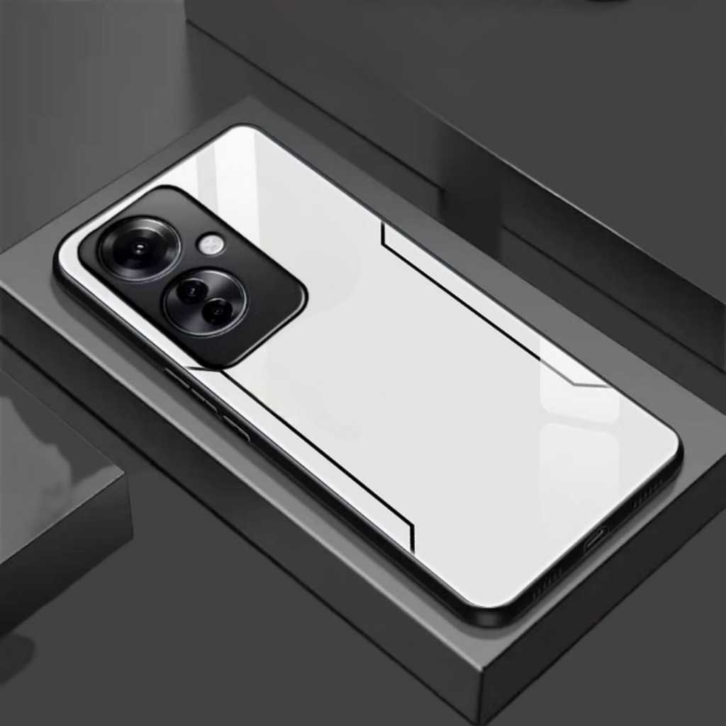 Case OPPO RENO 11F 5G / 11 F 5G casing silikon fashion back case tempered glass Polos