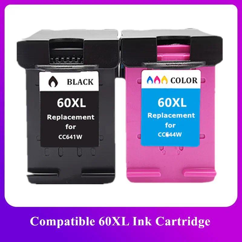 Compatible for HP 60 XL ink cartridge for HP60 60xl Deskjet F2480 F2420 F4480 F4580 F4280 D2660 D253