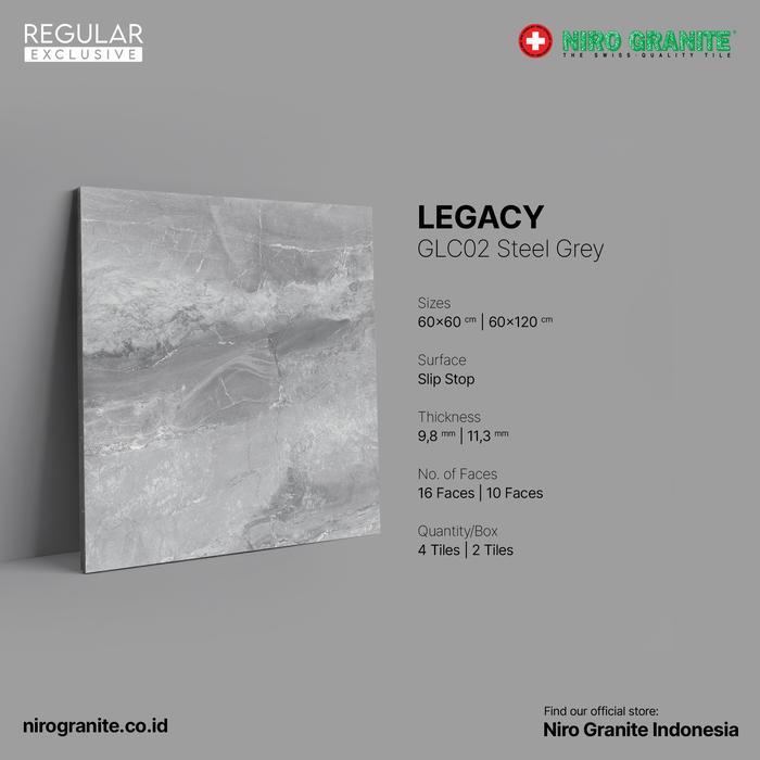 NIRO GRANITE 1st Grade - Legacy GLC02 - Slip Stop - 60x60