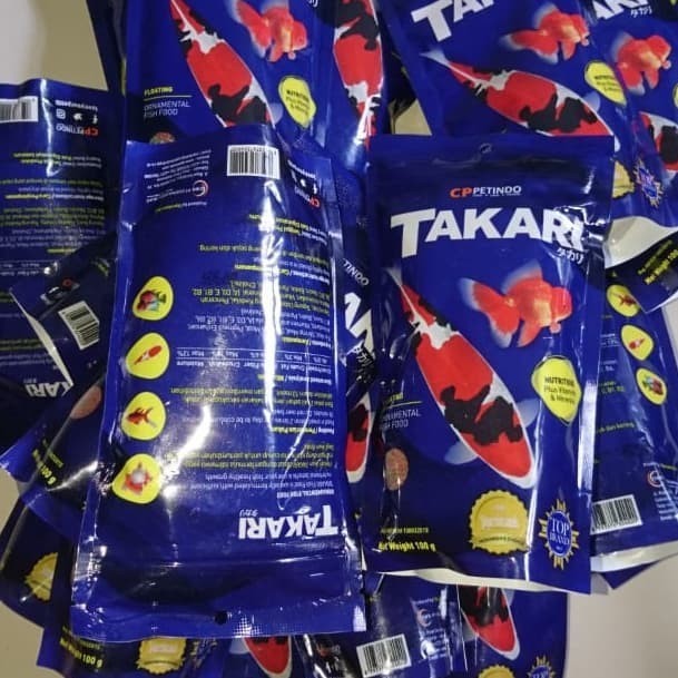 [promo] TAKARI 250 GRAM 1 MM PELET PAKAN MAKANAN IKAN HIAS CUPANG KURA-KURA CANA GABUS LELE MAS KOKI