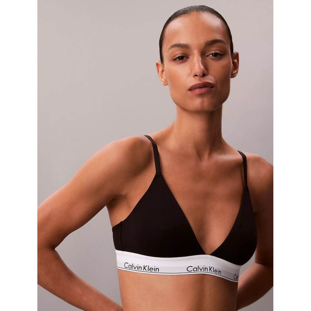 Calvin Klein Underwear - Lightly Lined Triangle Bralette - Icon Cotton Modal