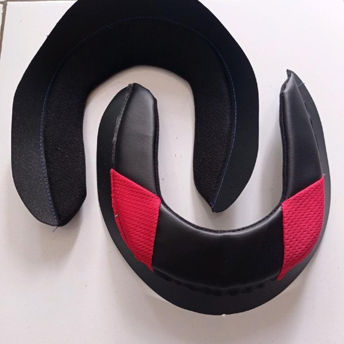 [ TERLARIS ] Busa Leher Helm Kyt Rc7 dengan Pilihan Warna Hitam dan Merah untuk Sepeda Motor - Motor