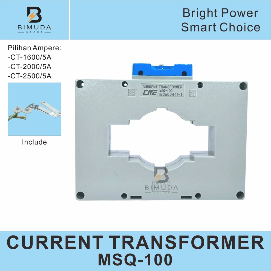 MSQ-100 CT PANEL METER / CURRENT TRANSFORMER CT-1600/5A CT-2000/5A CT-2500/5A