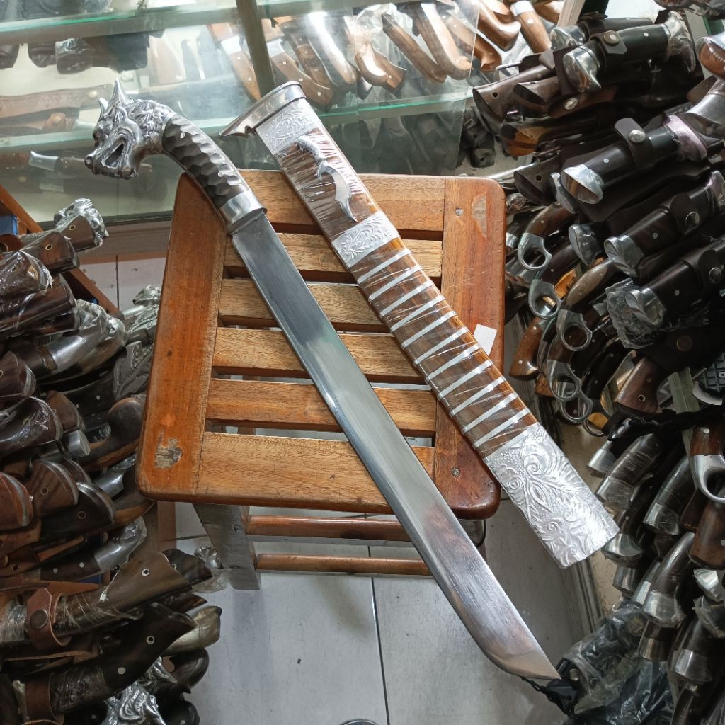 G0LOK Sembelih Cibatu Motif Naga Kayu Sonokeling