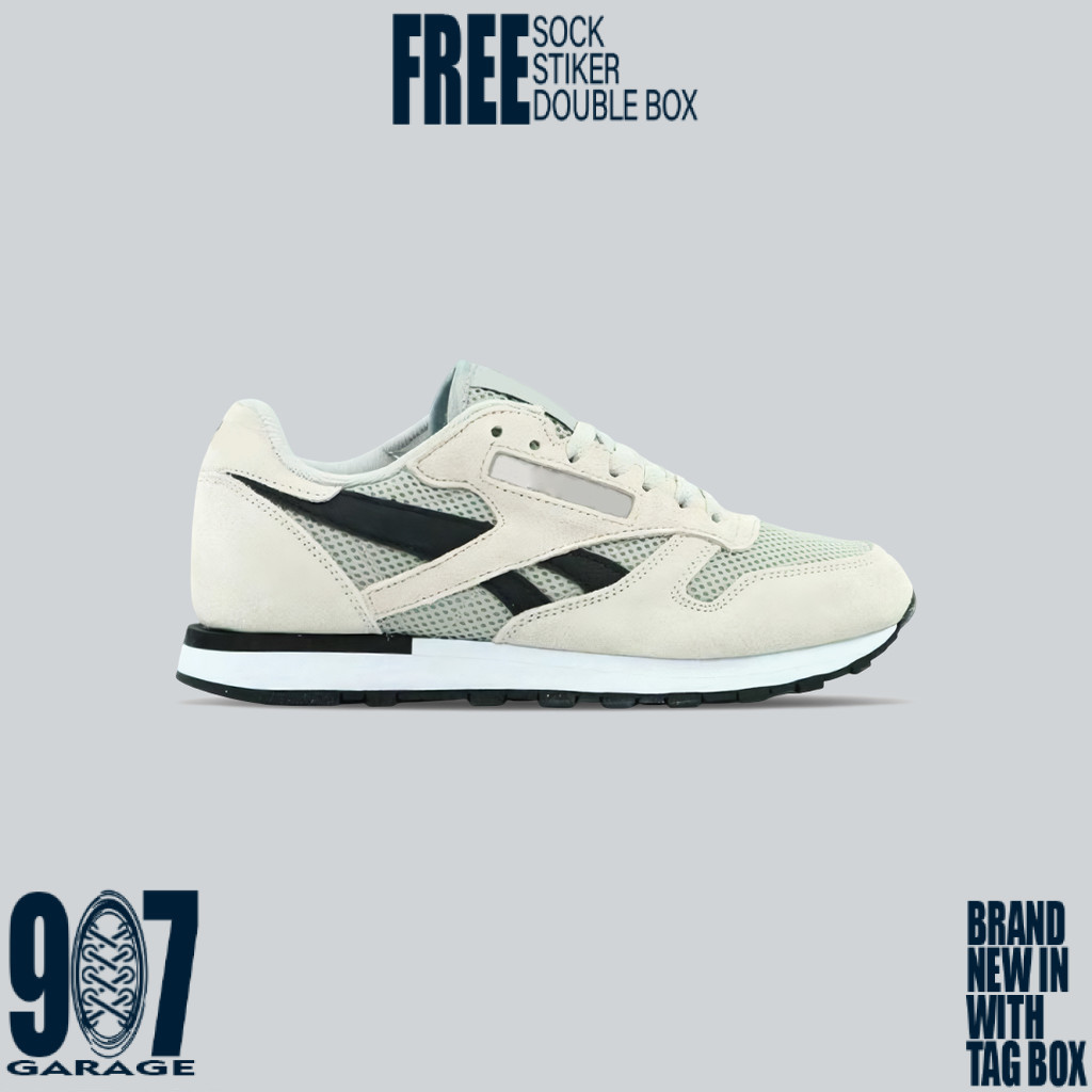 Reebok Classic Leather Utility Grey White Black