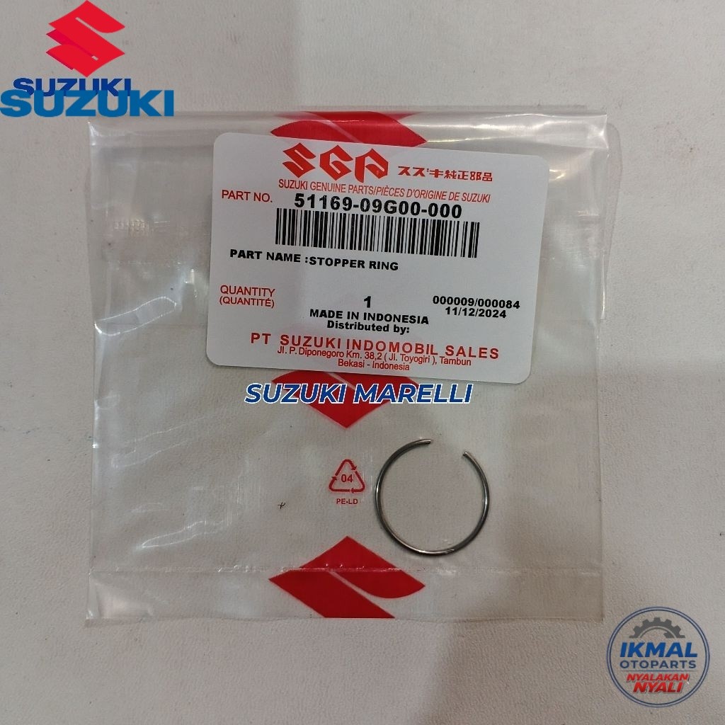 RING PENGUNCI BAUT AS SHOCK DEPAN SUZUKI  ADDRESS ORIGINAL SGP
