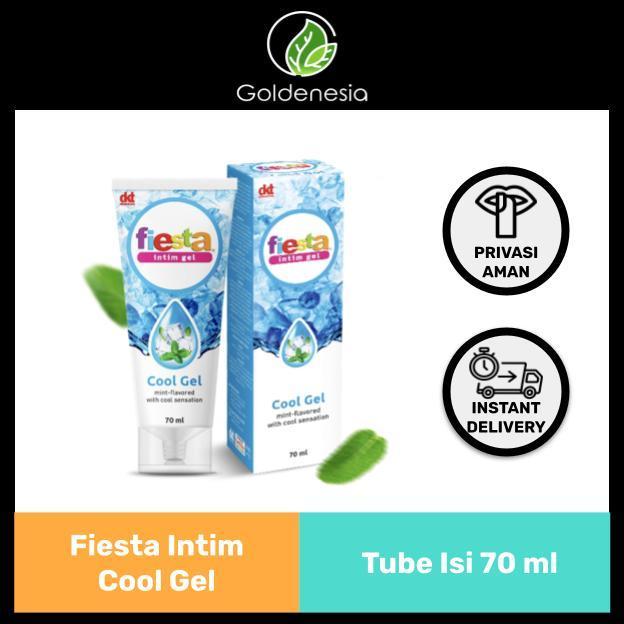 co sekarang kirim hari ini... Fiesta Intim Mint Cool Gel / Warm Strawberry Gel / Natural 70ml - Pelu