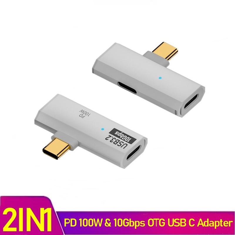 100W USB OTG Type C Adapter 10Gbps Data Transfer Hard sk Fast arging Converter for Phone Tablet Macb