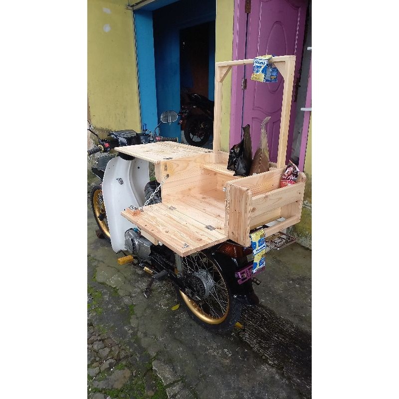 Box Kopi/Kopikeliling/ Starling/ Kopling/Gerobak Kopi bonus nampan