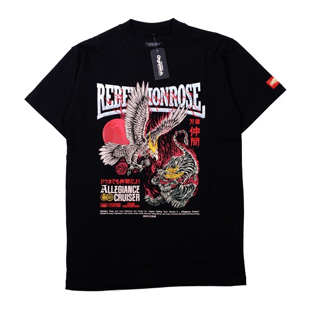 Tshirt REBELLION ROSE - NAKAMA (black) Original