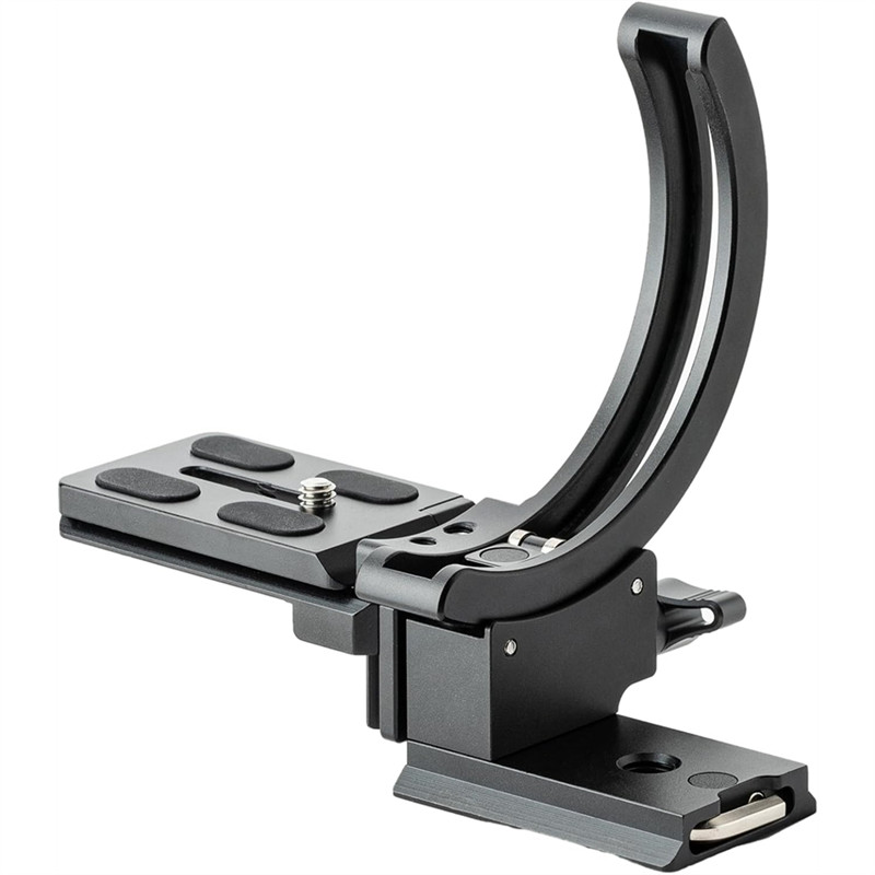 B86B-Camera Vertical Bracket, Tripod Ring Lens Mount, For DSLR SLR, 1/4 Rotatable Collar Mount Plate