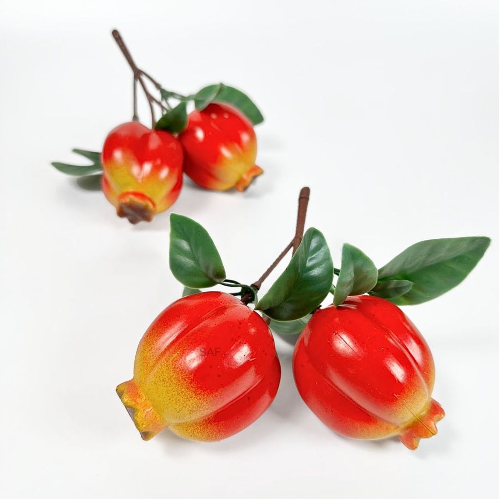 SAF Delima Buah Artificial Palsu Imitasi - Fake Pomegranate Props Foto Produk