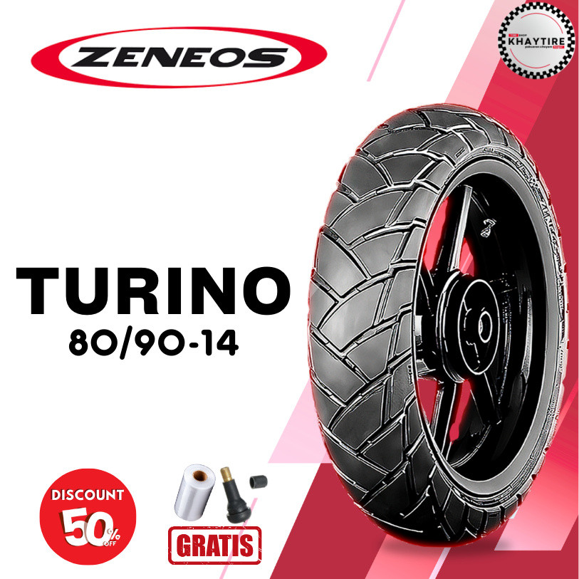 Ban Motor ZENEOS TURINO 80/90 RING 14 Tubeless