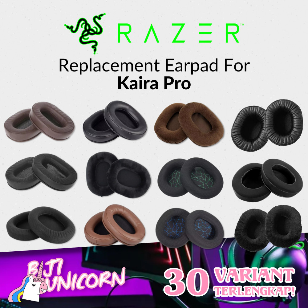 Earpad Earcup Earcushion Razer Kaira Pro Foam Pad Busa Bantalan
