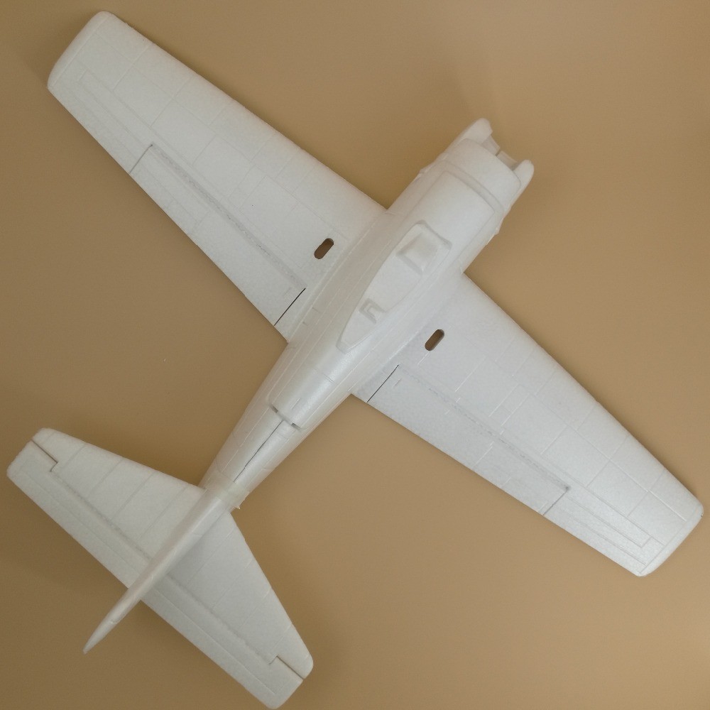 640mm A1 Small RC Airplane White Kit
