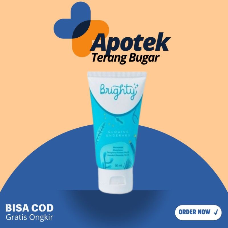 Brighty Gel Glowing Underarm Cream Pemutih Ketik Dan Selangkangan Asli Original Terbaik