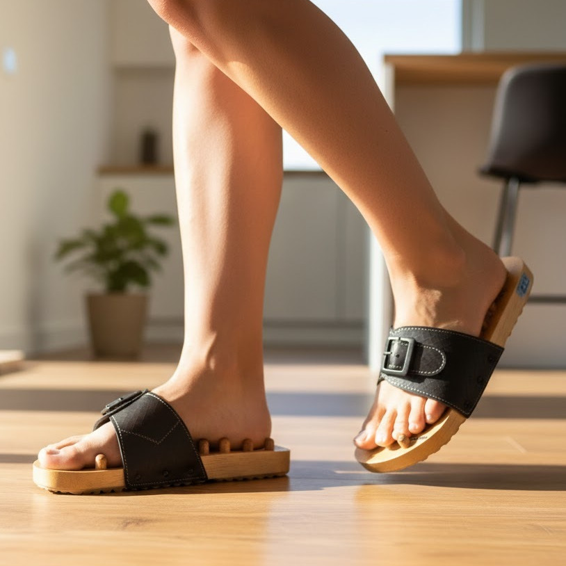 Sandal Kayu Rematik Tubuh Leher Menyembuhkan Therapy Terapi Remaja Gatal Gatal