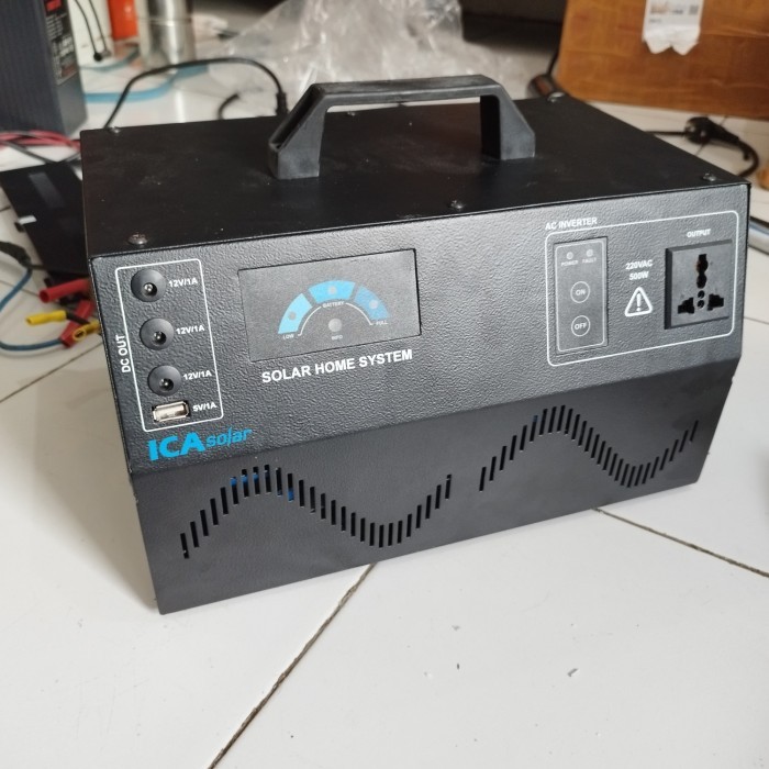 PAKET SHS SOLAR HOME SYSTEM ICASOLAR 500W PORTABLE POWER BACKUPgavtech
