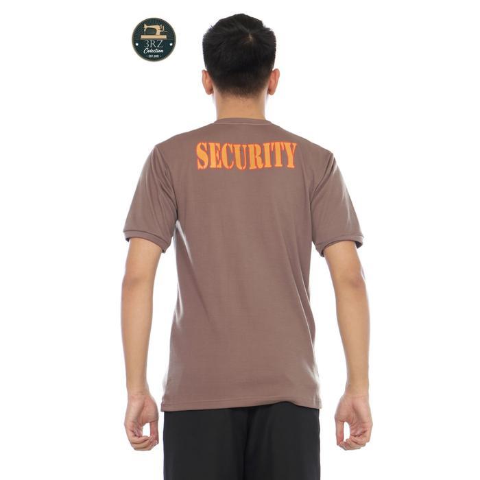 terkini  Security kaos security terbaru baju kaos dalaman security coklat Kaos Krem Security Terbaru