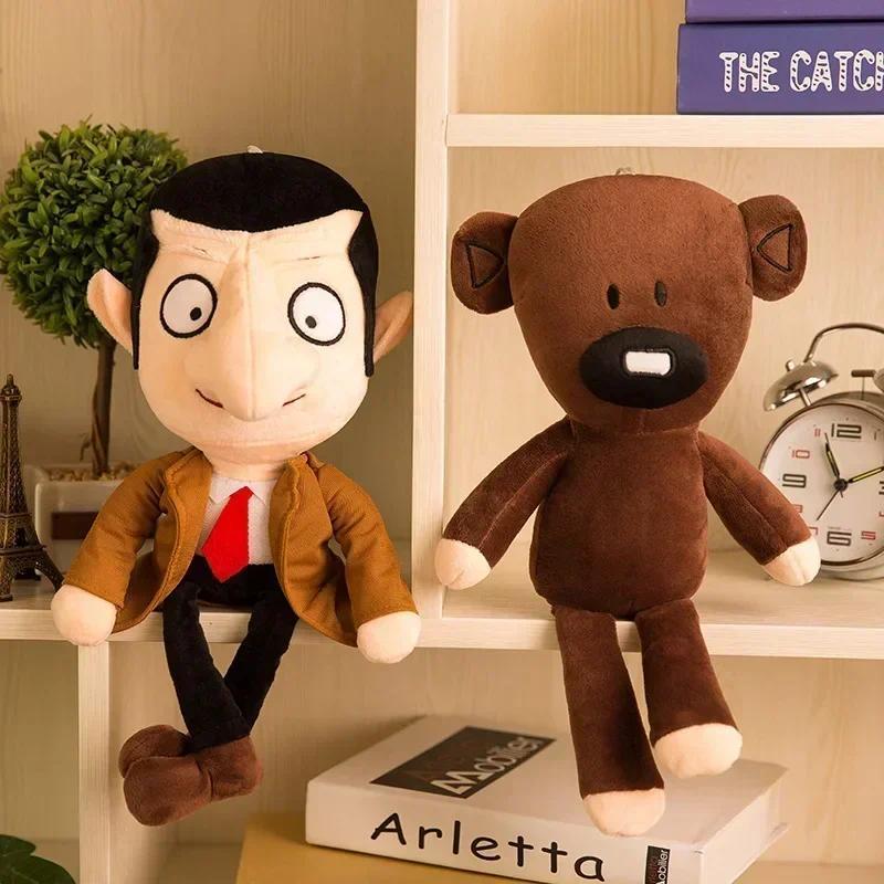 HOT Mr Bean Teddy Bear Plush Toy Comedy Cartoon Movie Figure Cute Animal Baby Stuffed Doll Mini Pill