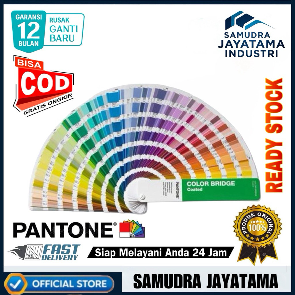 Pantone GG6103B Color Bridge Coated – Buku Warna Spot vs Cmyk Terbaru