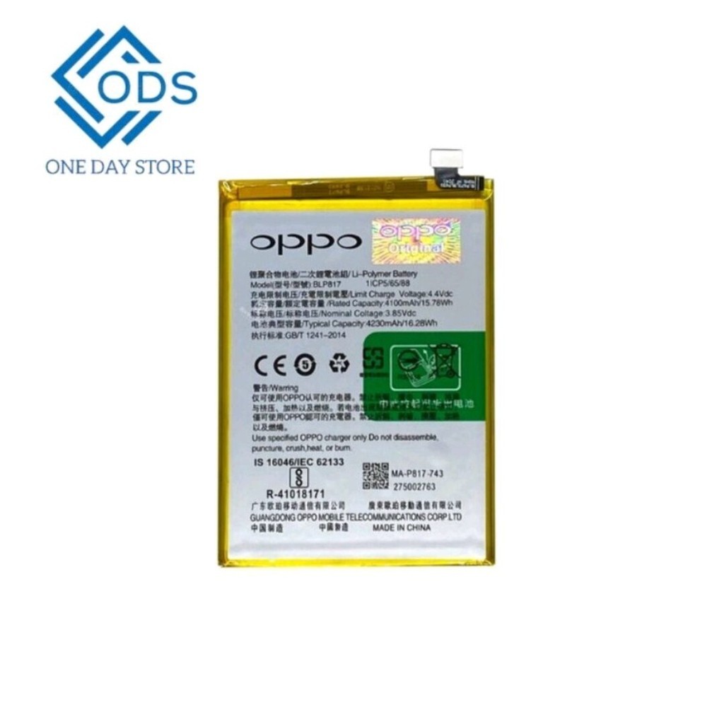 Baterai Oppo A15 A15s BLP817 Ori Double Power