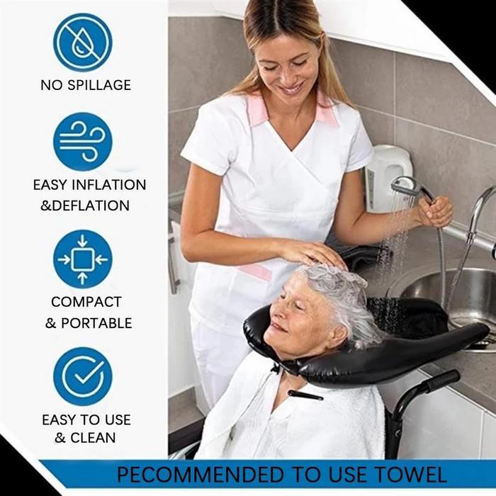 Inflatable Washbak Wastafel Keramas Salon Portable
