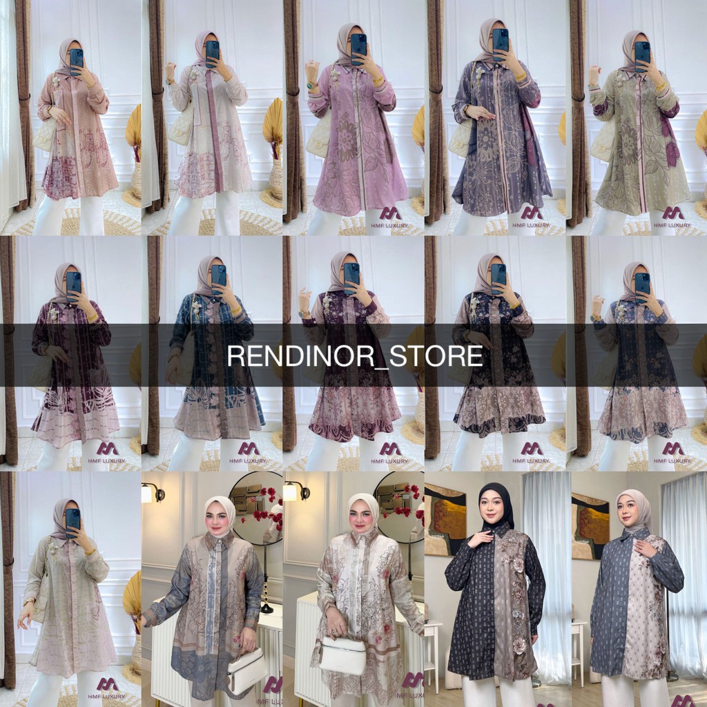 HMF MAYRA TUNIK ATASAN BY HMF LUXURY SIGANTURE PRINTING