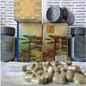 PILL HERBAL TERBAIK KIANPI PIL GINSENG ASLI ORIGINAL PROMO (KIANPI PIL ORIGINAL) Murah Meriah  Herba