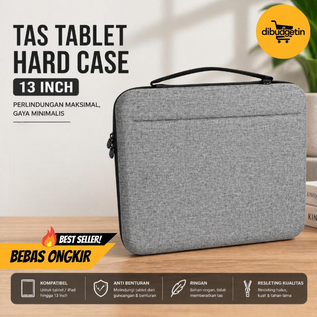 Tas Tablet iPad Hard Case Shell with Handle Travel 13 Inch - Tomtoc BM130