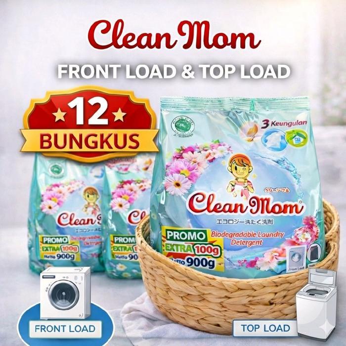 10.8 kg Front Load Detergen Eco Pack (bisa utk top load) #CleanMomEco